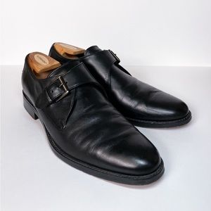 Men’s Cole Haan Air Madison Monk Strap, Black Size 9.5M